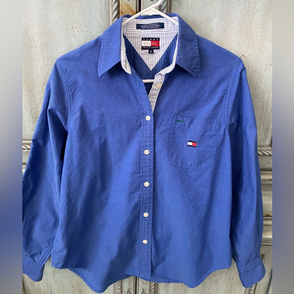 Tommy Hilfiger 100% cotton long sleeve shirt